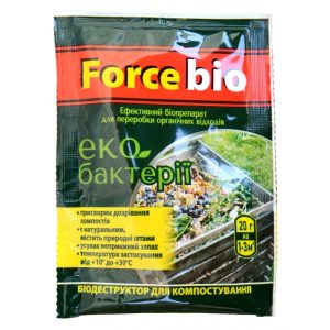 Биодеструктор Force Bio для компоста 20г купить в Украине